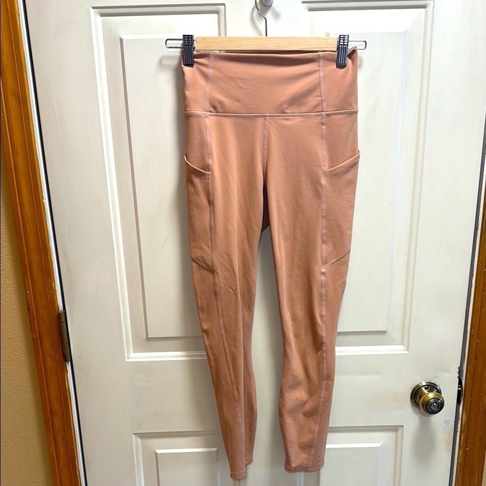 Fabletics Peach colored Pure Luxe  High-Waisted Leggings size XS